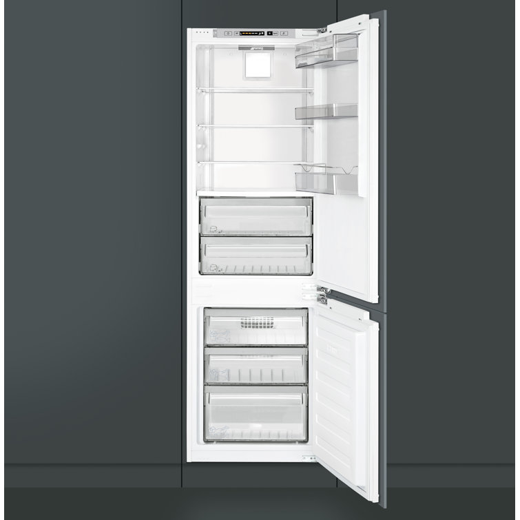 SMEG 24" Counter Depth 8.4 cu. ft. Panel Ready Bottom Freezer